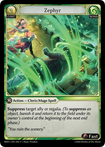 Zephyr - 296 - Uncommon - Radiant Origins