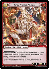 Zinn, Volnia Abbess - 205 - Super Rare - Radiant Origins