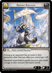 Banner Raccoon (Curio Foil) - 053 - Uncommon - Radiant Origins