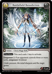 Battlefield Benediction (Curio Foil) - 055 - Common - Radiant Origins