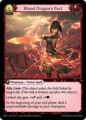 Blood Dragon's Pact (Curio Foil) - 337 - Uncommon - Radiant Origins