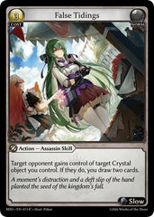 False Tidings (Curio Foil) - 073 - Common - Radiant Origins