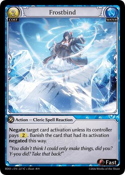 Frostbind (Curio Foil) - 227 - Common - Radiant Origins