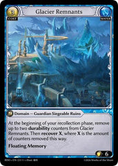 Glacier Remnants (Curio Foil) - 231 - Uncommon - Radiant Origins