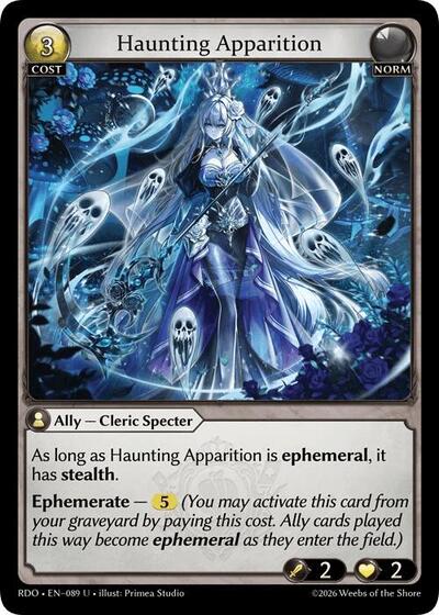 Haunting Apparition (Curio Foil) - 089 - Uncommon - Radiant Origins