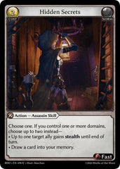 Hidden Secrets (Curio Foil) - 090 - Common - Radiant Origins
