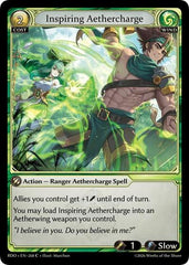 Inspiring Aethercharge (Curio Foil) - 268 - Common - Radiant Origins