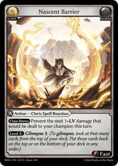 Nascent Barrier (Curio Foil) - 101 - Common - Radiant Origins