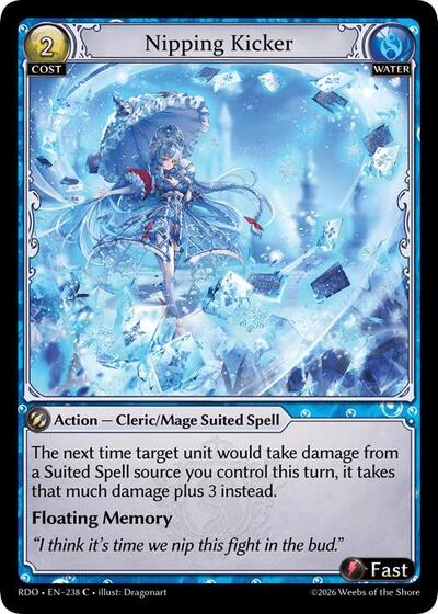 Nipping Kicker (Curio Foil) - 238 - Common - Radiant Origins