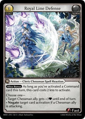 Royal Line Defense (Curio Foil) - 132 - Uncommon - Radiant Origins