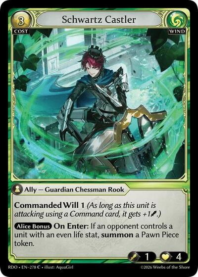 Schwartz Castler (Curio Foil) - 278 - Common - Radiant Origins