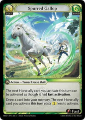 Spurred Gallop (Curio Foil) - 286 - Uncommon - Radiant Origins