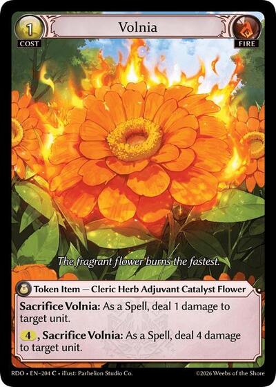 Volnia (Curio Foil) - 204 - Common - Radiant Origins