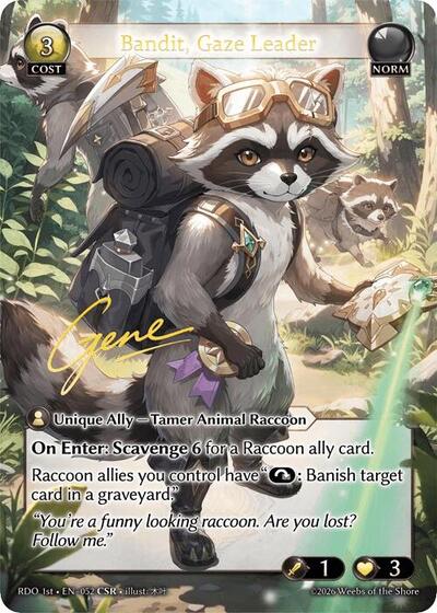 Bandit, Gaze Leader - 52 - Collector Super Rare - Radiant Origins