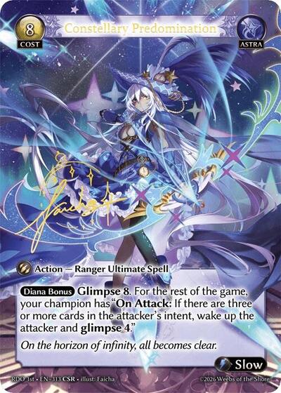 Constellary Predomination - 313 - Collector Super Rare - Radiant Origins
