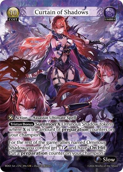 Curtain of Shadows - 396 - Ultra Rare - Radiant Origins