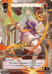 Fragmented Spirit of Fire (002A) - 002A - Collector Super Rare - Radiant Origins