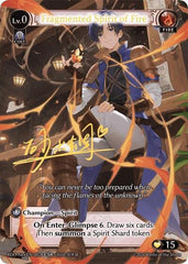 Fragmented Spirit of Fire (002B) - 002B - Collector Super Rare - Radiant Origins