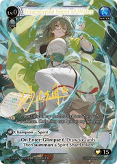 Fragmented Spirit of Water (005C) - 005C - Collector Super Rare - Radiant Origins