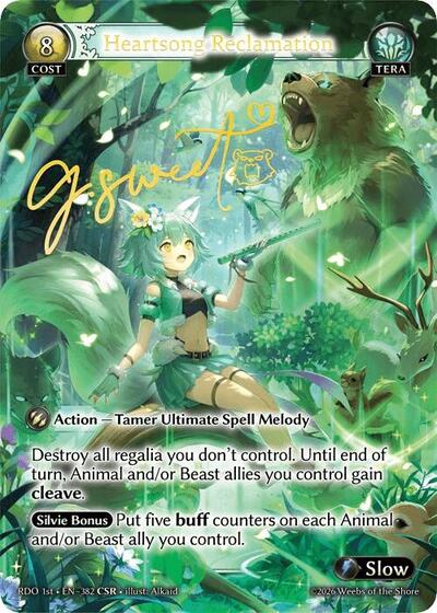 Heartsong Reclamation - 382 - Collector Super Rare - Radiant Origins