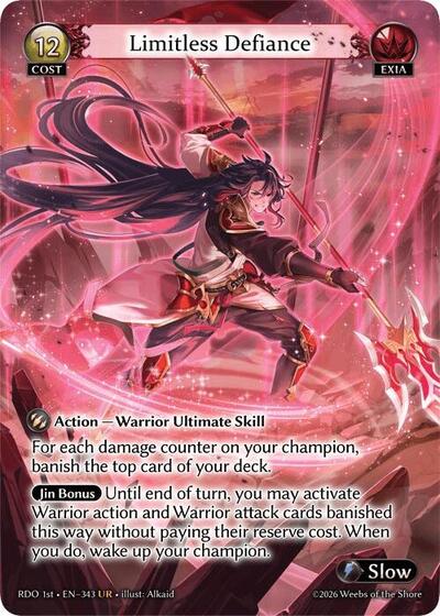 Limitless Defiance - 343 - Ultra Rare - Radiant Origins