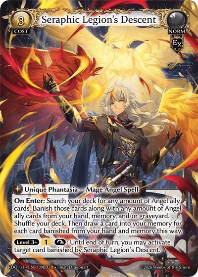 Seraphic Legion's Descent (139B) - 139B - Ultra Rare - Radiant Origins