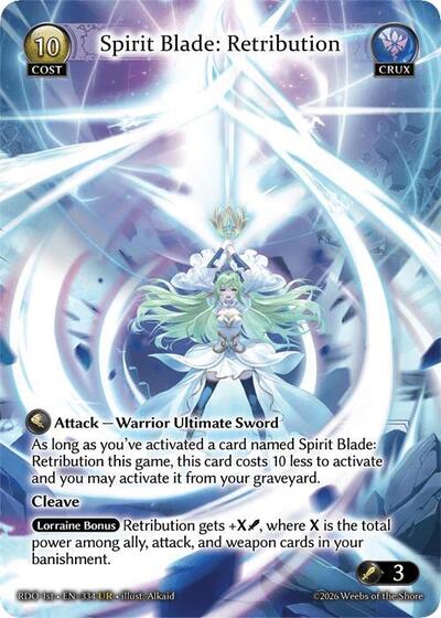 Spirit Blade: Retribution - 334 - Ultra Rare - Radiant Origins