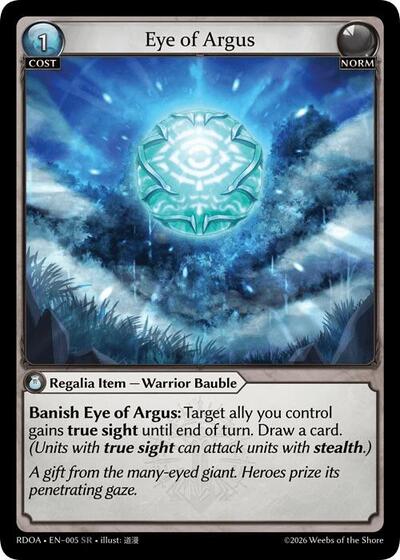 Eye of Argus - 005 - Super Rare - Radiant Origins
