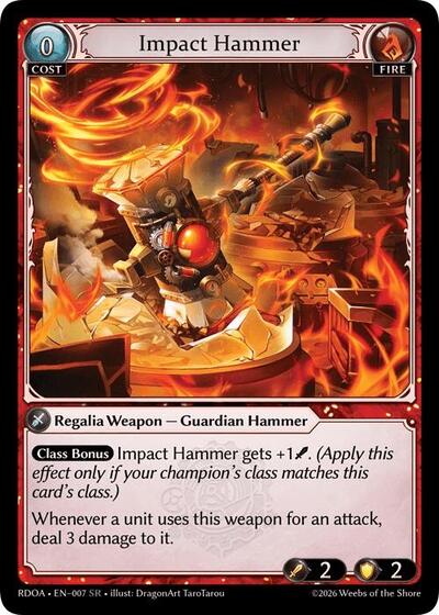 Impact Hammer - 007 - Super Rare - Radiant Origins