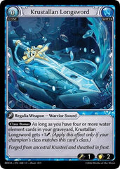 Krustallan Longsword - 008 - Super Rare - Radiant Origins