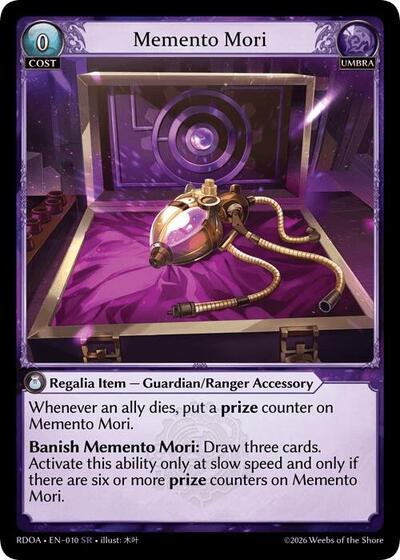 Memento Mori - 010 - Super Rare - Radiant Origins