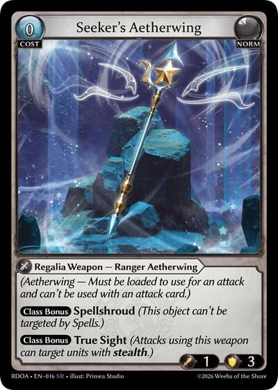 Seeker's Aetherwing - 016 - Super Rare - Radiant Origins