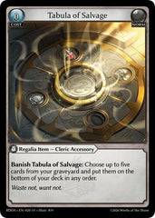 Tabula of Salvage - 020 - Super Rare - Radiant Origins