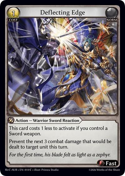 Deflecting Edge - 014 - Common - Mordred Re: Collection, Aurelian Regent