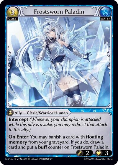 Frostsworn Paladin - 029 - Uncommon - Mordred Re: Collection, Aurelian Regent
