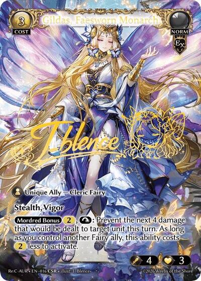 Gildas, Faesworn Monarch - 016 - Collector Super Rare - Mordred Re: Collection, Aurelian Regent