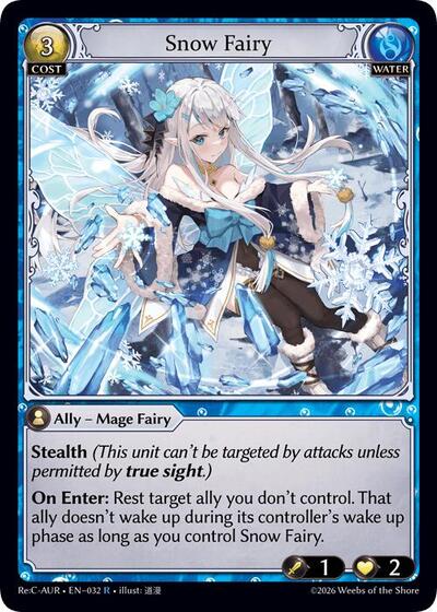 Snow Fairy - 032 - Rare - Mordred Re: Collection, Aurelian Regent