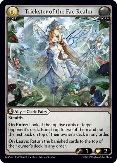 Trickster of the Fae Realm - 023 - Rare - Mordred Re: Collection, Aurelian Regent