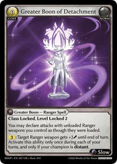 Greater Boon of Detachment - 007 - Ultra Rare - Radiant Origins: Pantheon