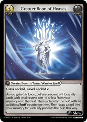 Greater Boon of Horses - 009 - Ultra Rare - Radiant Origins: Pantheon