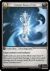 Greater Boon of Isis - 011 - Ultra Rare - Radiant Origins: Pantheon