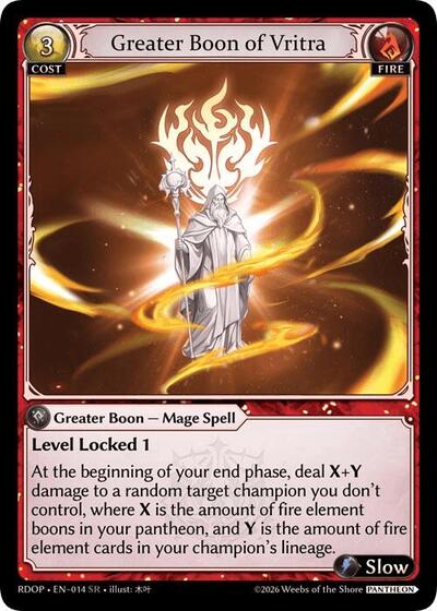 Greater Boon of Vritra - 014 - Super Rare - Radiant Origins: Pantheon