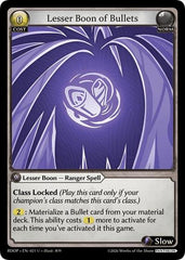 Lesser Boon of Bullets - 021 - Uncommon - Radiant Origins: Pantheon