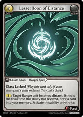 Lesser Boon of Distance - 022 - Common - Radiant Origins: Pantheon