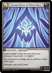 Lesser Boon of Etherealys - 025 - Uncommon - Radiant Origins: Pantheon