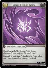 Lesser Boon of Fauna - 026 - Common - Radiant Origins: Pantheon