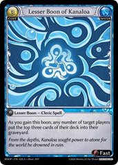 Lesser Boon of Kanaloa - 028 - Rare - Radiant Origins: Pantheon