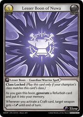 Lesser Boon of Nuwa - 031 - Common - Radiant Origins: Pantheon