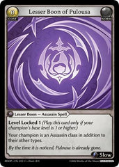 Lesser Boon of Pulousa - 035 - Uncommon - Radiant Origins: Pantheon