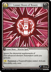 Lesser Boon of Rosen - 039 - Rare - Radiant Origins: Pantheon